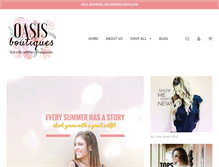 Tablet Screenshot of oasisboutiques.com